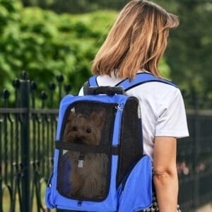 Pawhut Cat/Dog Carrier Backpack