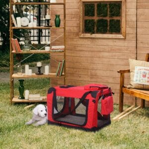 Pawhut Dog Carrier Travel Cage