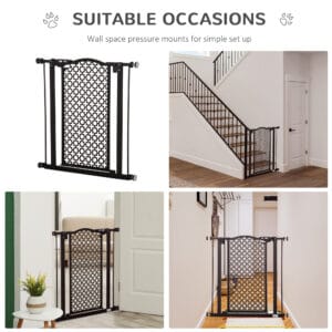 Pawhut Pet Safety Gate Pressure Fit