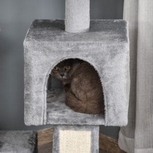Pawhut Cat Tree Tower w/ Scratching Posts