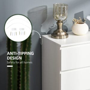 Homcom Chest of Drawers 4 Drawers