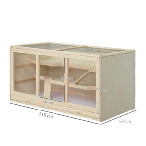 Wooden Hamster Cage Small Animals Hutch