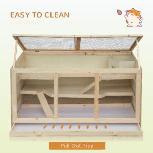 Wooden Hamster Cage Small Animals Hutch