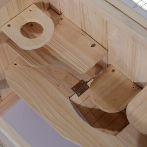 PawHut Hamster Cage Mice Rodents Wooden PawHut Hamster Cage Mice Rodents Wooden