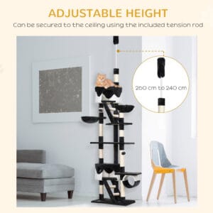 Pawhut Cat Tree Scratching Post Condo
