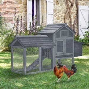 Pawhut Small Chicken Coop w/ Run