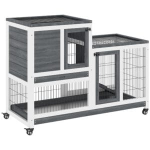 PawHut Guinea Pigs House Rabbit Hutch