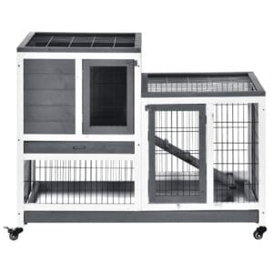 PawHut Guinea Pigs House Rabbit Hutch