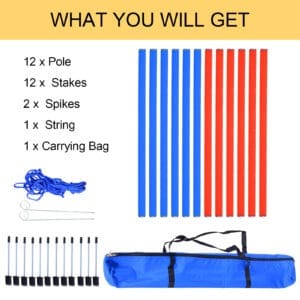 Pet Agility Set Training Play Kit Equipment