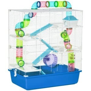 Pawhut 5-Level Hamster Cage w/ Tubes