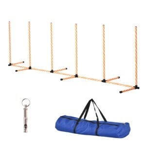 PawHut Dog Agility Weave Poles Obstacle PawHut Dog Agility Weave Poles Obstacle