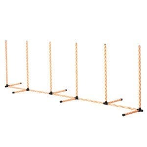 PawHut Dog Agility Weave Poles Obstacle PawHut Dog Agility Weave Poles Obstacle