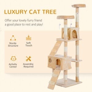 Pawhut Activity Play Centre Cat Tree
