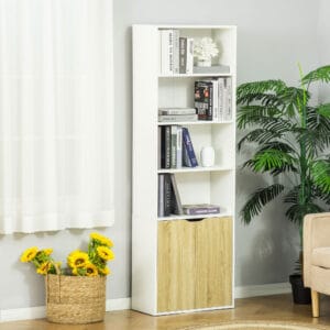 Homcom Bookcase Display Unit 4 Shelves