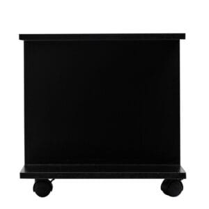 Homcom Mobile TV Stand Bookshelves in Black