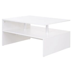 Homcom Coffee Table Rectangular 2-Tier