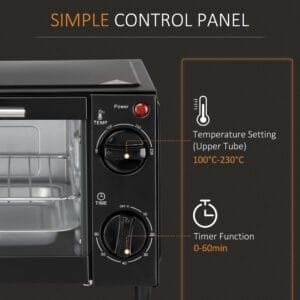 Homcom Mini Oven 9L Countertop Grill