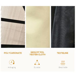 Outsunny 4.3mx3.6m Aluminium Frame Gazebo