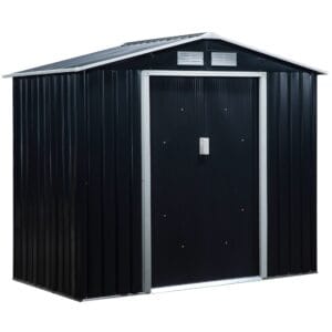 Outsunny Lockable Garden Shed 7ft x 4ft