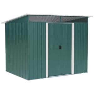 Outsunny Metal Shed 4.4ft x 8.5ft