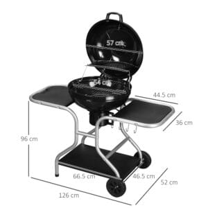 Outsunny Charcoal Barbecue Grill