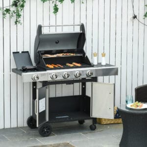 Outsunny Deluxe Gas Barbecue Grill