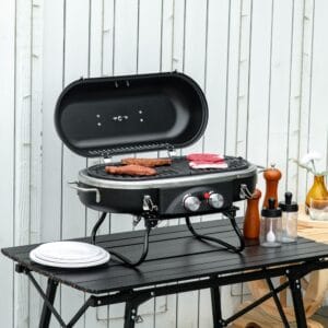 Outsunny Gas BBQ Grill 2 Burner