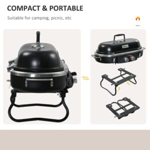 Outsunny Gas BBQ Grill 2 Burner