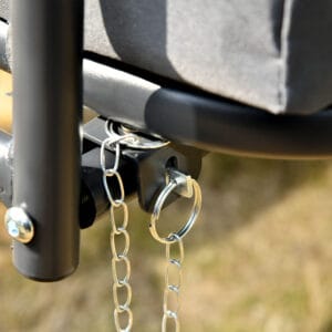 Outsunny 2-in-1 Swing Chair Lounger 3 Seater