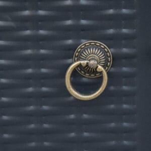 Outsunny Rattan Propane Fire Pit Table