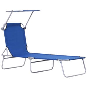 Outsunny Lounger Seat & Sun Shade Reclining