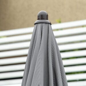 Outsunny Dining Set with Umbrella 6Pc Patio