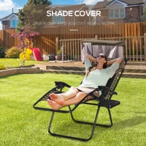 Outsunny Zero Gravity Lounger Chair