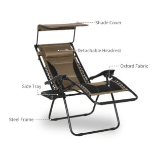 Outsunny Zero Gravity Lounger Chair