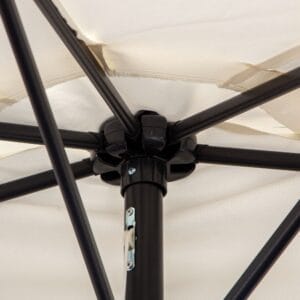 Outsunny Half Round Parasol 3m