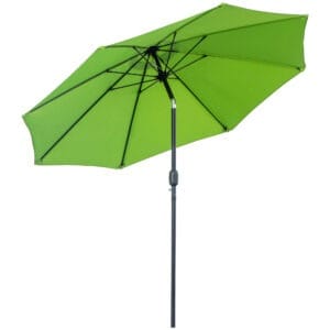 Outsunny 2.7m Patio Parasol Light Green