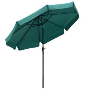 Outsunny Patio Umbrella 2.66m Green
