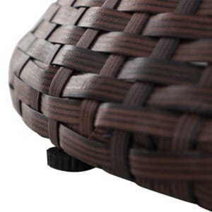 Outsunny Rattan Ice Bucket Cooler Table