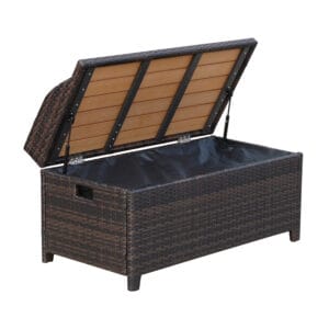 Outsunny Rattan Storage Box