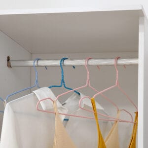 Wardrobe with Shelves Storage White