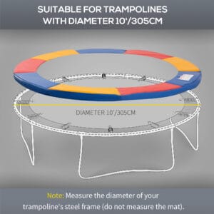 Homcom 10ft Trampoline Safety Pad