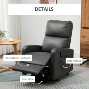 Homcom Recliner & Riser Chair w/ Remote