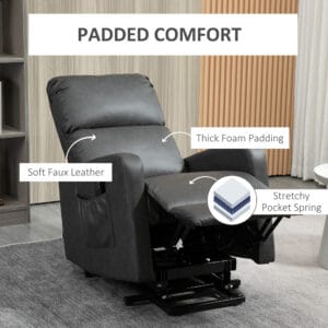 Homcom Recliner & Riser Chair w/ Remote