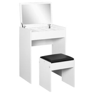 Homcom Dressing Table Flip-up Mirror