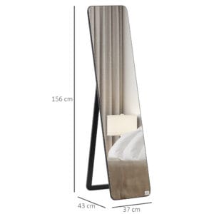 Full Length Mirror Free Standing or Wall Mount