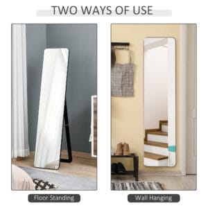Full Length Mirror Free Standing or Wall Mount