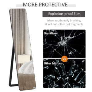 Full Length Mirror Free Standing or Wall Mount