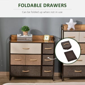 Homcom Chest of Drawers 7-Drawers