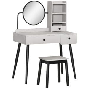Homcom Dressing Table w/ 3 Drawers