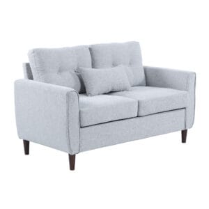 Homcom Modern Chic Loveseat w/ Armrest